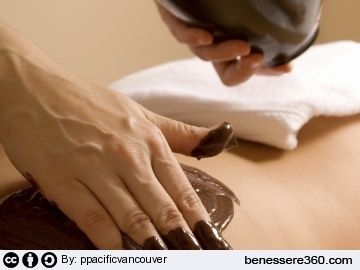 Massaggio al cioccolato