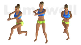 Affondo posteriore incrociato